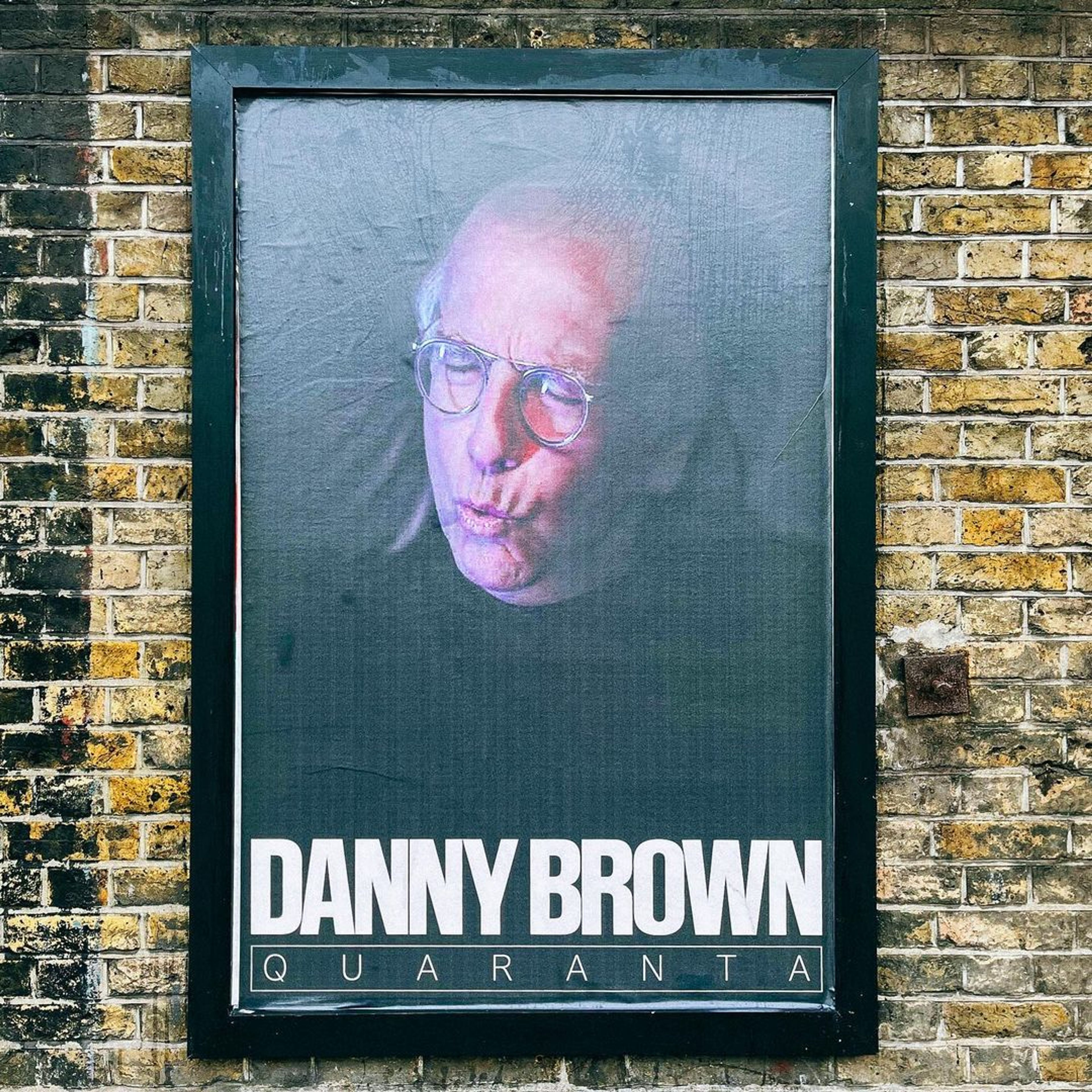 Typography and  art direction for Danny Brown - Quaranta, Warp Records, 2024.