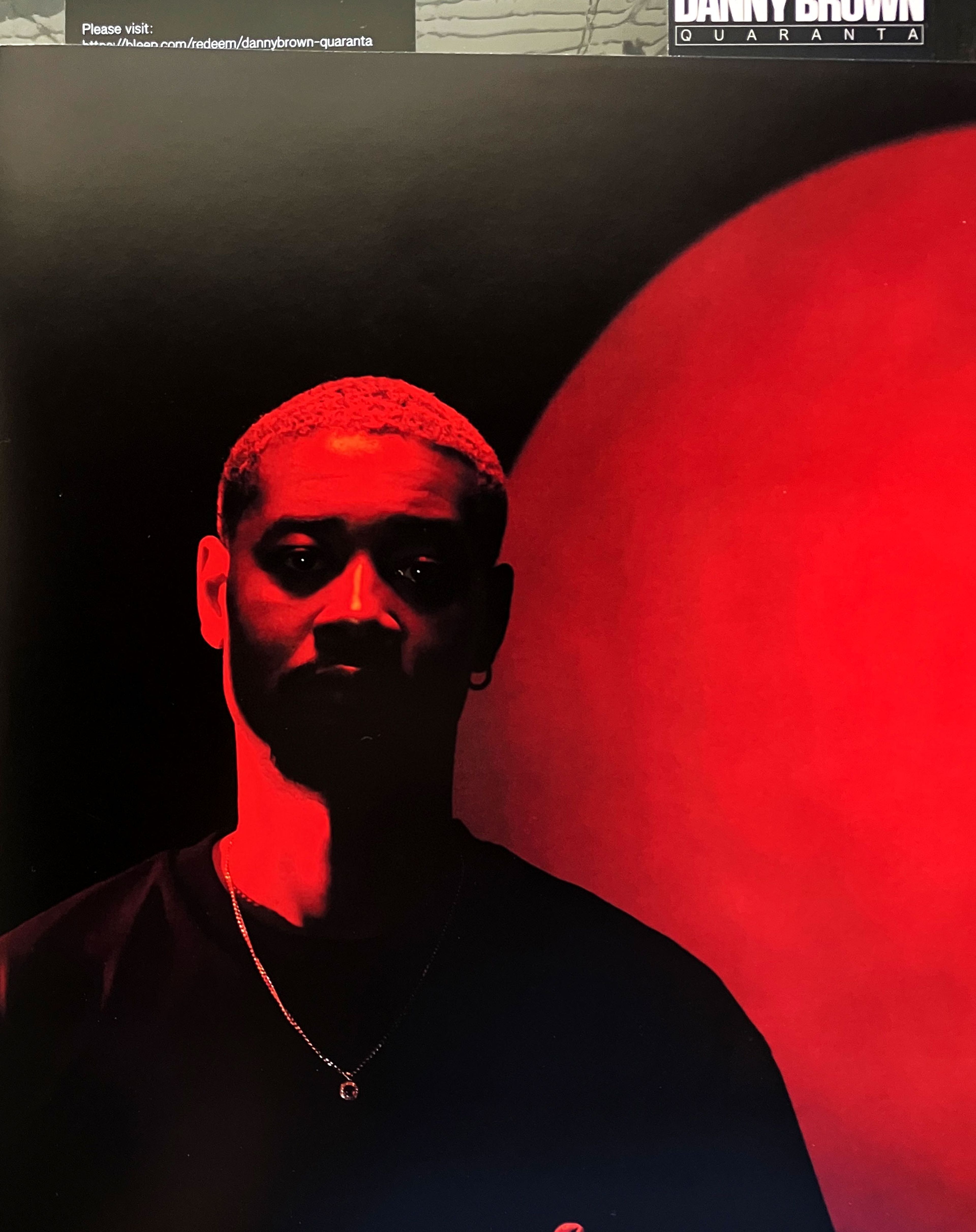 Typography and  art direction for Danny Brown - Quaranta, Warp Records, 2024.